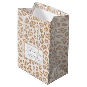 Leopard Print Bachelorette of Birthday Bedankt Medium Cadeauzakje