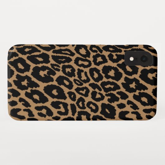 Leopard Print Background Changer Case-Mate iPhone Case (Achterkant (horizontaal))