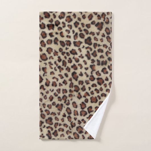 Leopard Print Bad Handdoek (Handdoek)