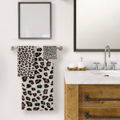 Leopard Print Bad Handdoek