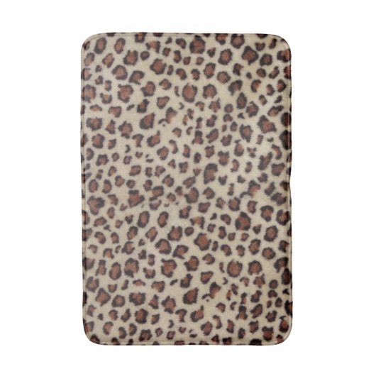 Leopard Print Badmat (Voorkant Verticaal)