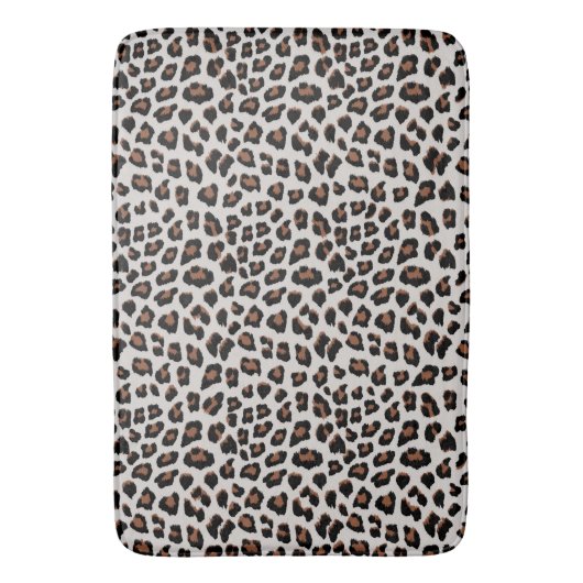 Leopard Print Badmat (Voorkant Verticaal)