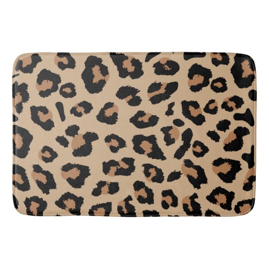Leopard Print Badmat (Voorkant)