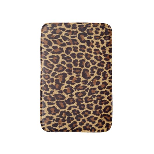 Leopard Print Badmat (Voorkant Verticaal)