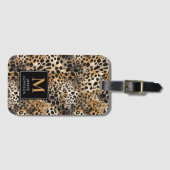 Leopard Print Bagagelabel (Voorkant (horizontaal))