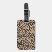 Leopard Print Bagagelabel (Voorkant verticaal)