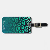 Leopard Print Bagagelabel (Voorkant horizontaal)