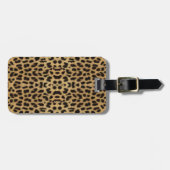 Leopard print Bagagelabel (Voorkant horizontaal)