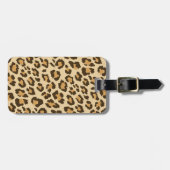 Leopard Print Bagagelabel (Voorkant horizontaal)