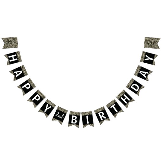 Leopard Print Banner, Vlaggetjes (Alle)