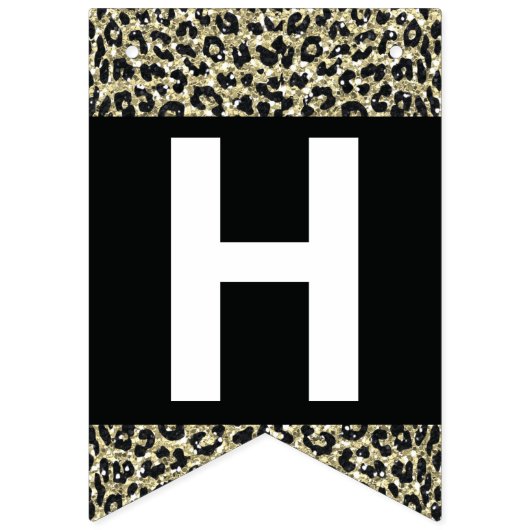 Leopard Print Banner,  Vlaggetjes (Tweede vlag)