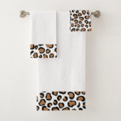 Leopard Print Bath-handdoekset Bad Handdoek (Insitu)