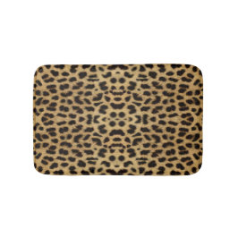 Leopard Print Bath Mat