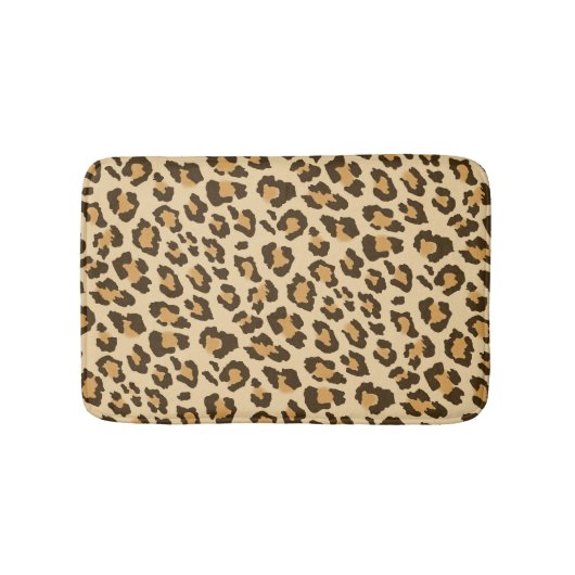 Leopard Print Bath Mat (Voorkant)