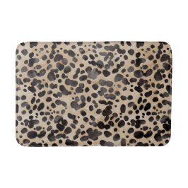 Leopard Print Bath Mat. Badmat