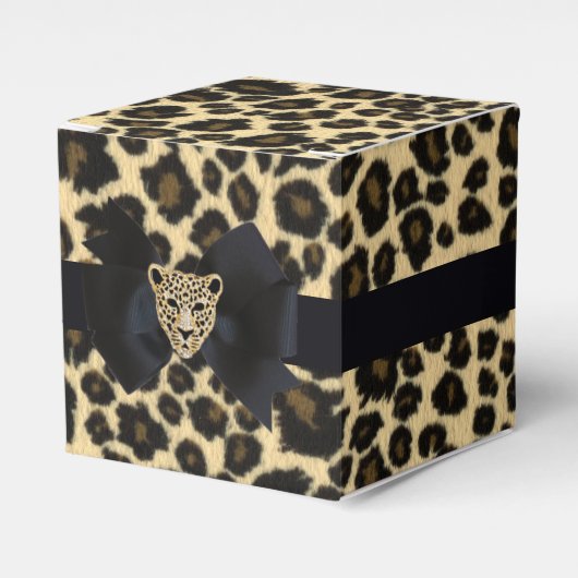 Leopard Print Bedankdoosjes (Voorkant Zijde)