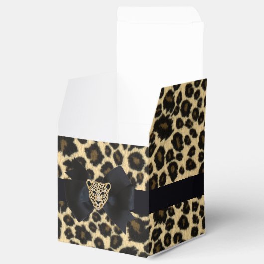 Leopard Print Bedankdoosjes (Geopend)