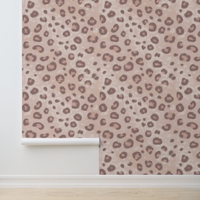 Leopard Print Behang (Applicatie)