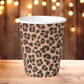 Leopard Print Birthday Papieren Bekers