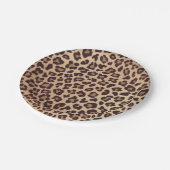 Leopard Print Birthday Papieren Bordje (Gekanteld)
