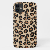 Leopard Print, Black, Brown, Rust en Tan Case-Mate iPhone Case (Achterkant)