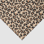 Leopard Print, Black, Brown, Rust en Tan Tissuepapier (Detail)