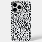 Leopard Print Black en White Case-Mate iPhone Case (Achterkant)