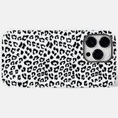 Leopard Print Black en White Case-Mate iPhone Case (Achterkant (horizontaal))