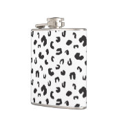 Leopard Print Black en White Heupfles (Links)