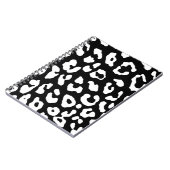 Leopard Print Black White Notitieboek (Linkerzijde)