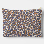 Leopard Print blauw en bruin Etui (Achterkant)