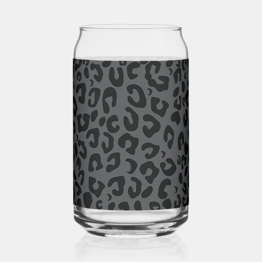 Leopard Print Blikvorm Glas (Voorkant)