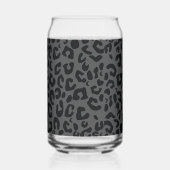 Leopard Print Blikvorm Glas (Achterkant)