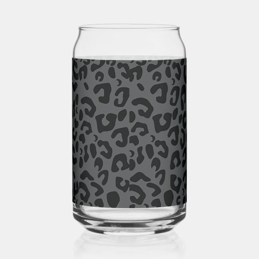 Leopard Print Blikvorm Glas (Rechts)