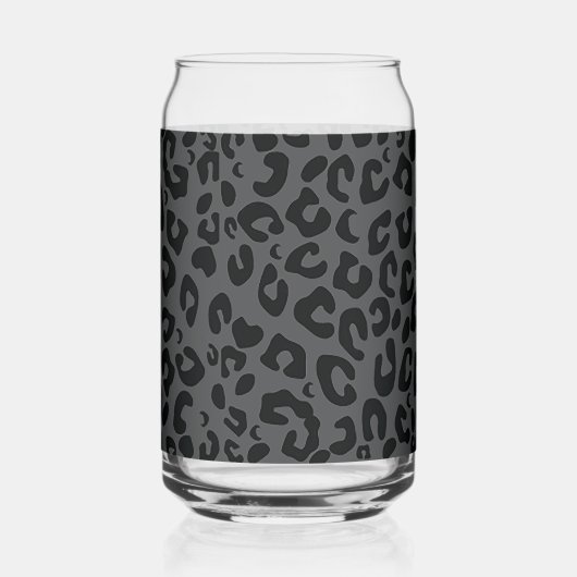 Leopard Print Blikvorm Glas (Links)