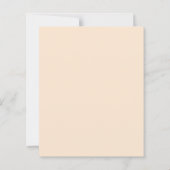 Leopard print boog bruin beige verjaardag uitnodig (Achterkant)