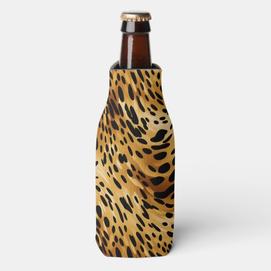 Leopard Print Bottle Cooler (Fles Voorkant)
