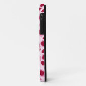 Leopard Print - Bourgogne en roze Case-Mate iPhone Case (Achterkant/links)