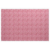 Leopard Print - Bourgogne en roze Stof (Yard (91,4 cm))