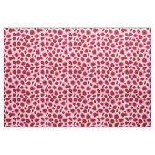 Leopard Print - Bourgogne en roze Stof (Fat Quarter)