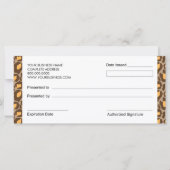 Leopard Print Boutique Style Cadeaus (Achterkant)