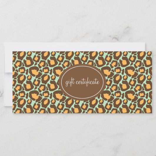 Leopard Print Boutique Style Cadeaus (Voorkant)