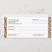 Leopard Print Boutique Style Cadeaus (Achterkant)