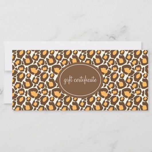 Leopard Print Boutique Style Cadeaus (Voorkant)