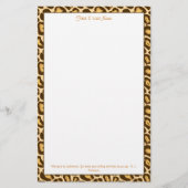 Leopard Print Briefpapier (Voorkant)