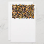 Leopard Print Briefpapier (Voorkant / Achterkant)