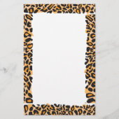Leopard Print Briefpapier (Voorkant)