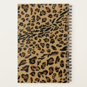 Leopard Print Brown Monogrammed 2023 Planner (Achterkant)