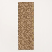 Leopard Print Bruin patroon Yogamat (Voorkant)