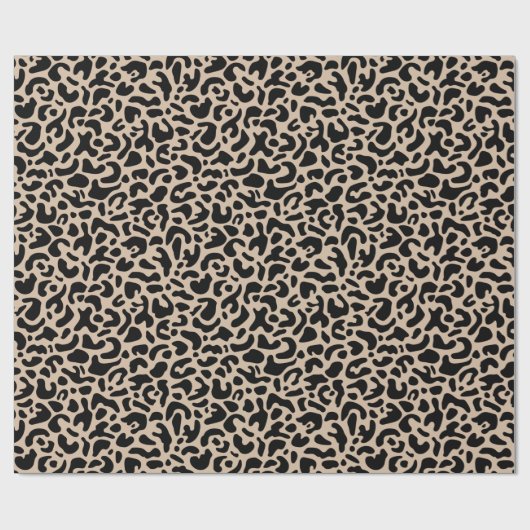 Leopard Print Cadeaupapier (Vlak)
